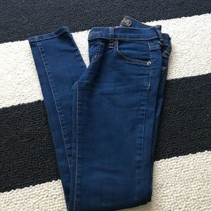 Size 23 dark denim carmar skinny jeans